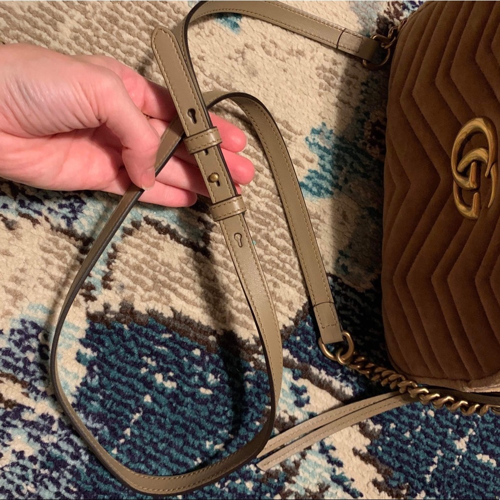 Gucci velvet marmont crossbody - Picture 8 of 13